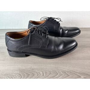 Florsheim Black Leather Oxford Men's Dress Shoes Size 11 D (Medium)- EUC